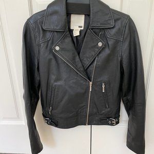 Levi's Leather Moto Jacket, XS